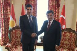 Davutoğlu ile Neçirvan Barzani ile görüştü