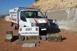 Siirt’e mühimmat ele geçirildi