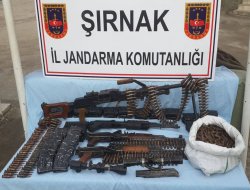 Şırnak’ta çok sayıda mühimmat ele geçirildi
