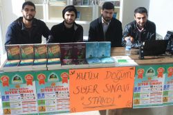 Harran Üniversitesi'nde siyer sınavı standı açıldı