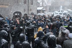 Cuma Namazından sonra halktan PKK’ye tepki