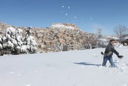 Tarihi kentte kartpostallık manzaralar