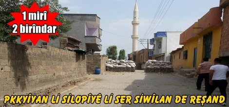 PKKyîyan li Silopîyê li ser siwîlan de reşand: 1 mirî, 2 birîndar
