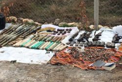 Traktör römorkundan cephane çıktı