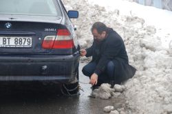 Sürücülere kış lastiği uyarısı