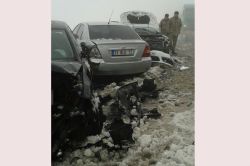 Hilvan’da zincirleme kaza: 8 yaralı