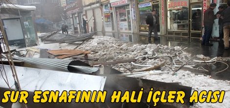 Sur esnafının hali içler acısı