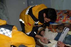 Ağrı'da zorlu hasta kurtarma operasyonu