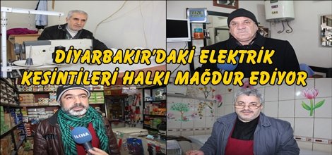 Diyarbakır’daki elektrik kesintileri halkı mağdur ediyor