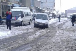 Taşlıçay'da kar çilesi