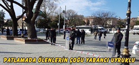Patlamada ölenlerin çoğu yabancı uyruklu