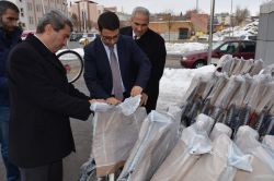 Bingöl’de okullara 150 bisiklet dağıtılıyor