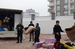 ​ Gaziantep’e göç eden mağdur ailelere yardım yapıldı