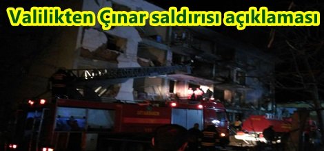 Diyarbakır Valiliğinden Çınar İlçe Emniyet Müdürlüğüne yapılan saldırı ile ilgili açıklama