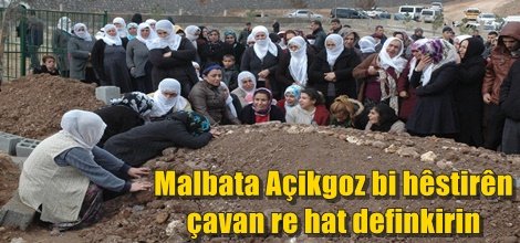 Malbata Açikgoz bi hêstirên çavan re hat definkirin
