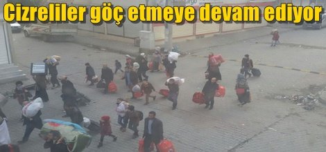 Cizreliler göç etmeye devam ediyor