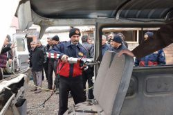 Iğdır’da itfaiye personellerine eğitim verildi