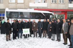 Umre kafilesi dualarla uğrlandı