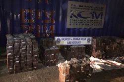 Batman’da 21 bin adet kaçak puro ele geçirildi