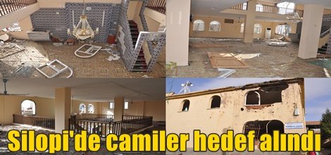 Silopi'de camiler hedef alındı