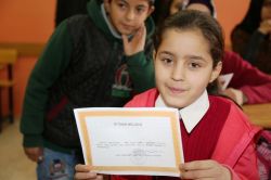 Öğrencilerin karne heyecanı