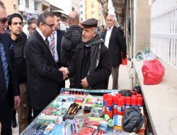 Waliyê Şernexê tacirên Silopiyê ziyaret kir