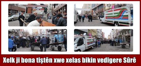 Xelk ji bona tiştên xwe xelas bikin vedigere Sûrê