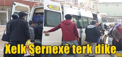 Xelk Şernexê terk dike