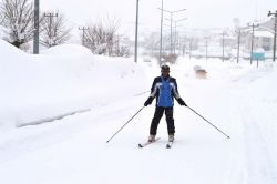 Karayolunda kayak keyfi