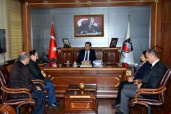 Gümrük çalışanlarından Vali Aksoy’a ziyaret