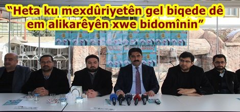 “Heta ku mexdûriyetên gel biqede dê em alikarêyên xwe bidomînin”