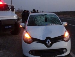 Çınar'da otomobilin çarptığı yaya ağır yaralandı