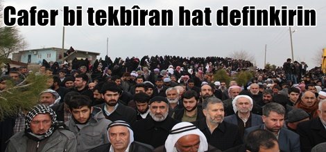 Cafer bi tekbîran hat definkirin