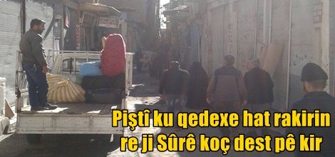 Piştî ku qedexe hat rakirin re ji Sûrê koç dest pê kir