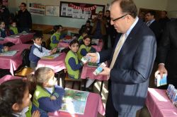 Siirt’te öğrencilere okul sütü dağıtıldı