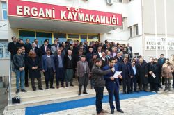 Muhtar ve STK’lardan Ergani Kaymakamına destek açıklaması