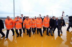 Bakanı Yıldırım Körfez Geçiş köprüsünü inceledi