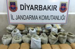 Diyarbakır’da 50 kilo esrar ele geçirildi