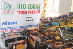 IHO EBRAR'dan Midyat’ta kışlık eşya yardımı