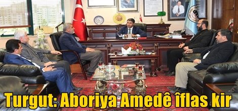 Turgut: Aboriya Amedê îflas kir