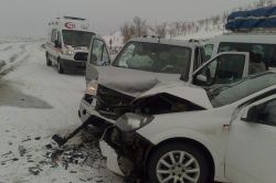 Bingöl'deki kazalarda 5 kişi yaralandı