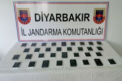 Diyarbakır’da kaçak cep telefonu ele geçirildi