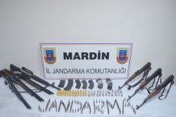 Mardin’de uzun namlulu silahlar yakalandı