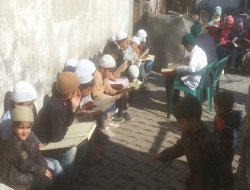 Zarokên Cizîrî digel pevçûnan perwerdehiya dersa Qur’anê domandin