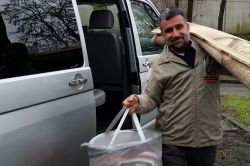 Avrupa Yetim Der'den Almanya’daki mülteci aileye yardım