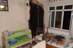 İspirto ile temizlenen baca bomba gibi patladı