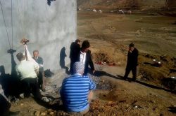 Su sorunu çözülen Batman Kavak Köyü sakinleri kurban kesti foto