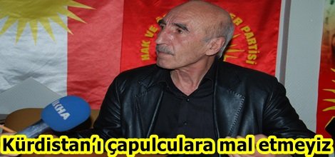 Kürdistan’ı çapulculara mal etmeyiz video