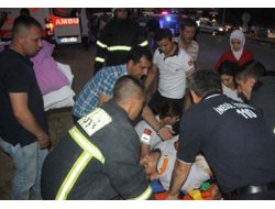 İnegöl'de Trafik Kazasında 8 Kişi Yaralandı