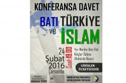 “Batı Türkiye ve İslam” konulu konferansa davet